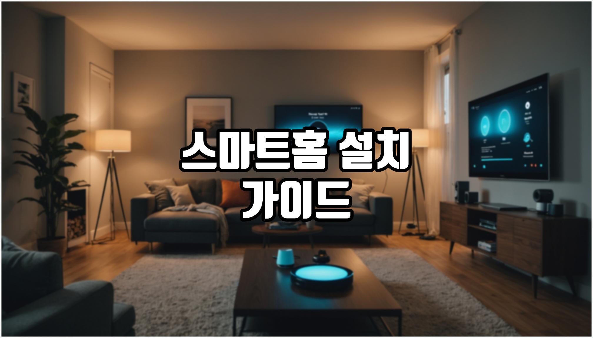 스마트홈 디바이스 설치 팁