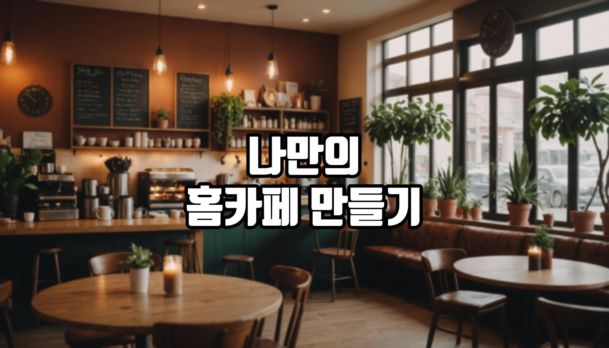 홈카페 인테리어 아이디어