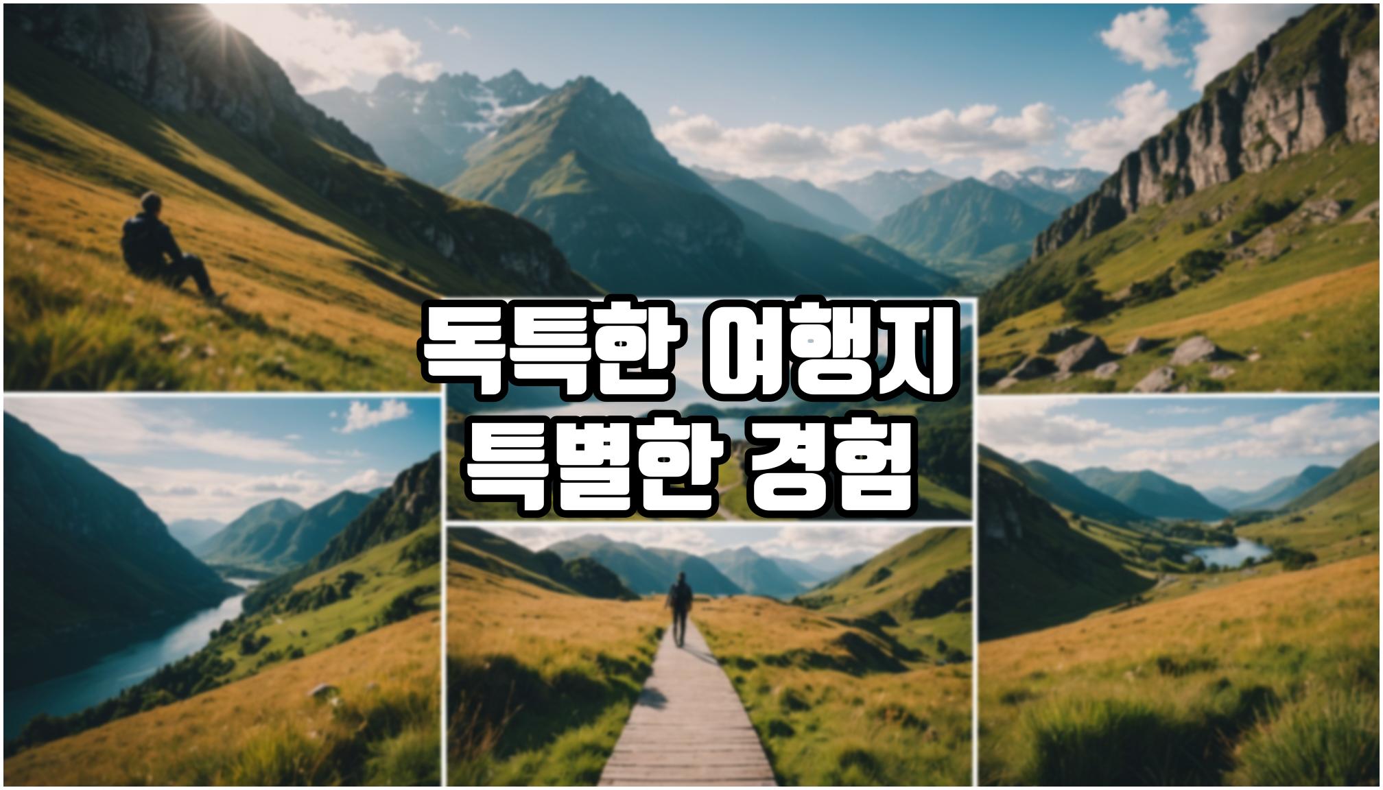 독특한 여행지 탐방