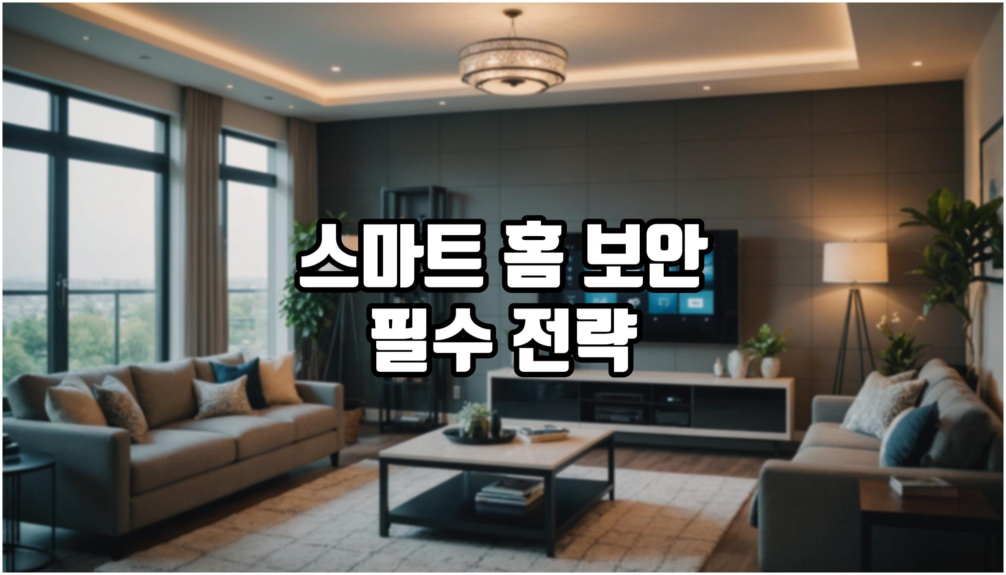 스마트 홈 보안 강화 팁