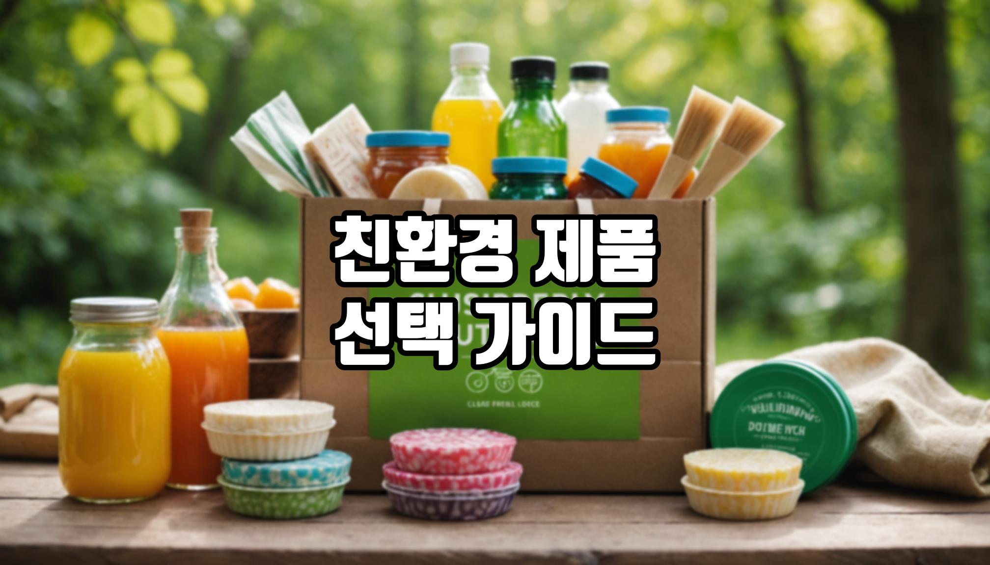 친환경 제품 선택법