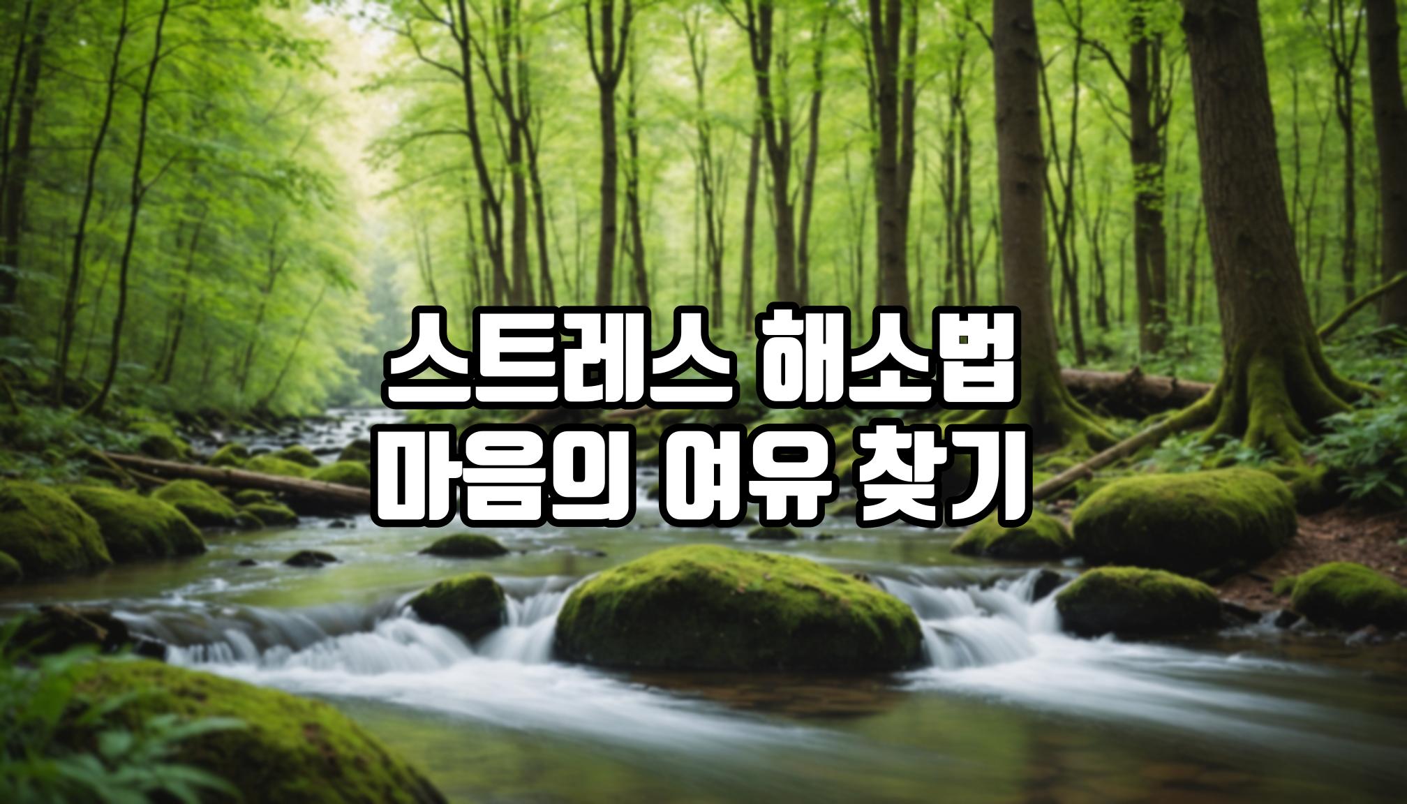 일상 속 스트레스 해소법