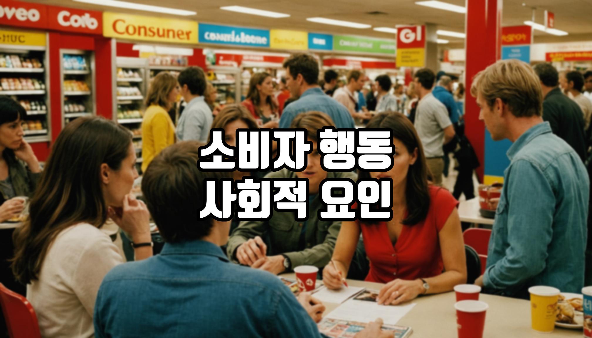 소비자 행동, 사회적 요인으로 변화할까?