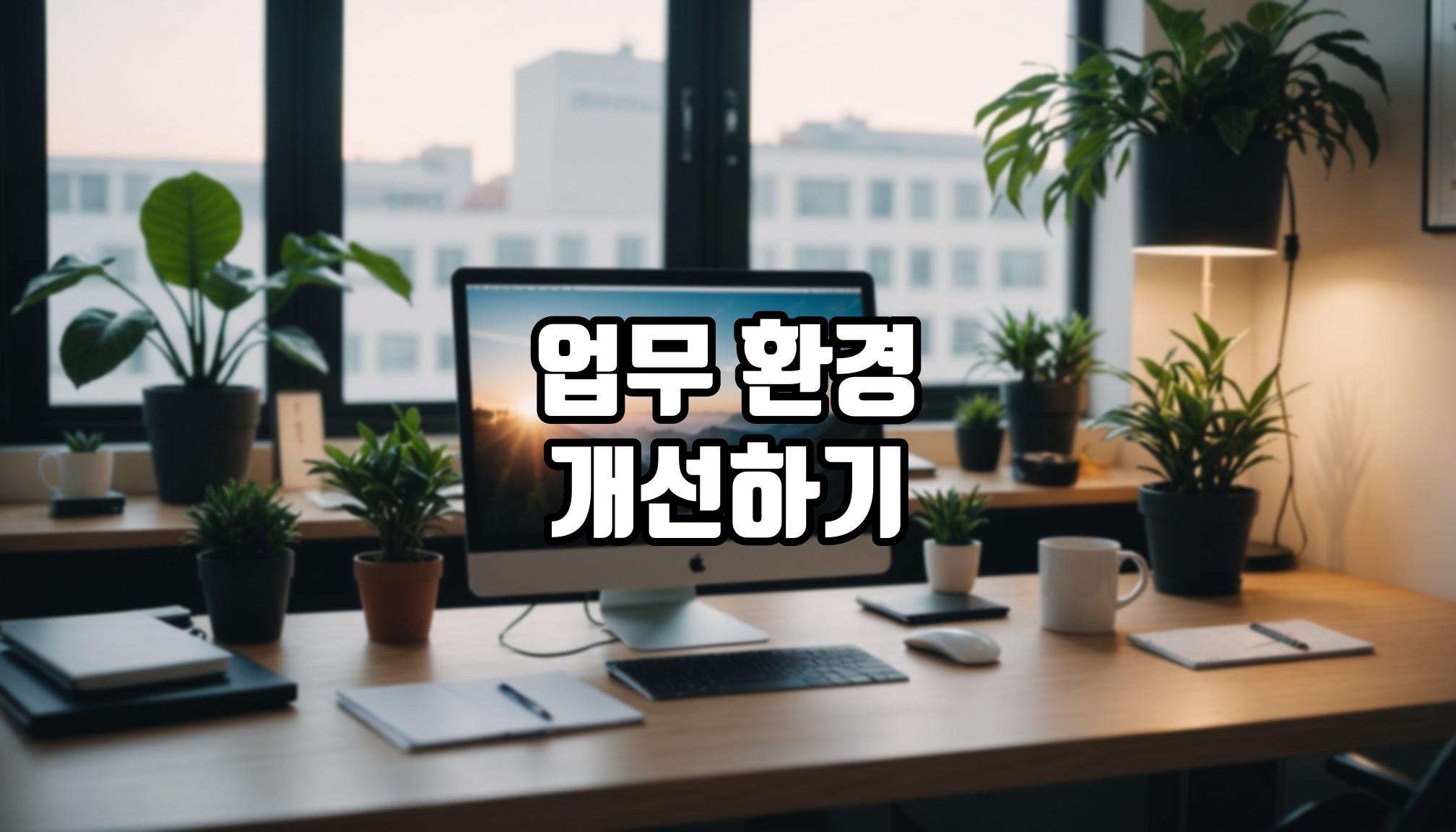 효율적인 업무 환경 만들기: 비결은?